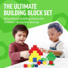 Picture of Brickyard Building Blocks 177 Pieces Large Building Block Toys for Children Ages 1.5-5, Bulk Block Set, Compatible with Duplo (177 pcs)