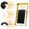 Picture of QUEWEL Volume Eyelash Extensions | 0.03-0.12mm | C/CC/D/DD Curl | 8-25mm Length | Easy Fan 2D-20D Self Fanning Volume Lashes 0.03D Mix-8-15mm Long Lasting Blooming Lashes