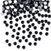 Picture of Jollin Glue Fix Crystal Flatback Rhinestones Glass Diamantes Gems for Nail Art Crafts Decorations Clothes Shoes(ss4 2880pcs, Jet)