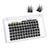 Picture of Lash Clusters B52 D Curl 12mm DIY Eyelash Extensions 72 Clusters Lashes B&Q LASH Volume Individual Lashes Eyelash Clusters Extensions Individual Lashes Cluster DIY at Home (B52,D-12mm)