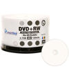 Picture of 50 Pack Smartbuy Blank DVD+RW 4X 4.7GB 120Min White Inkjet Hub Printable Rewritable DVD Media Disc