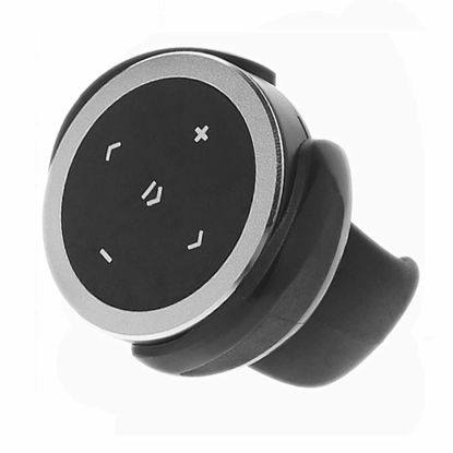 Picture of PolarLander Car Wireless Bluetooth Remote Controller Phone Car Kit Steering Wheel Remote Controller Receiver CR2032 Battery for iOS Android