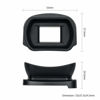 Picture of Kiwifotos Long Soft Viewfinder Eyecup Eyepiece for Canon EOS 5D Mark IV 5D Mark III 5DS R 5DS 7D 7D Mark II 1Dx Mark II 1Ds Mark III 1D Mark IV 1D Mark III