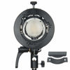 Picture of Godox S2 Speedlite S-Type Bracket, Speedlight Bowens Mount Compatible with Godox Camera Flash, V1 AD200Pro AD400Pro AD200 V860II TT685 TT600 TT350, Precise Tilt Control, Umbrella Mount Slot