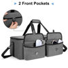 Picture of YARWO Tripod Carrying Case 23.4” Long, Photo Studio Equipment Storage Bag with Shoulder Strap and Carry Handle Compatible for Manfrotto Tripods, Camera Monopods, Speaker, Microphone, Light Stands and Other Photography Accessories, Gray