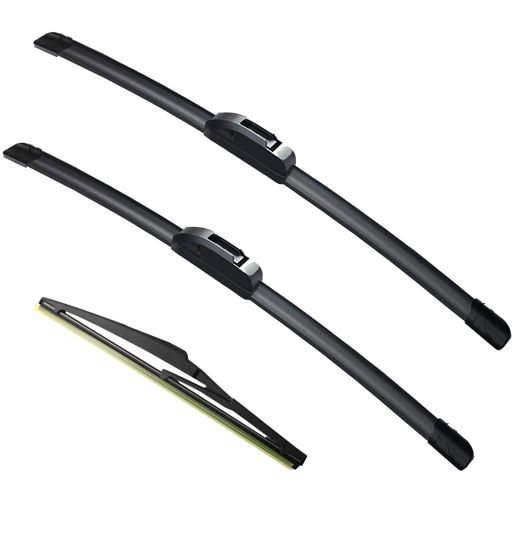 Picture of 3 Wipers Factory Replacement For Jeep Compass 2016-2017 Original Equipment Replacement Windshield Wiper Blades 22"+20"+10" (Set of 3) Fit J Hook Adapter