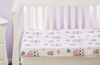 Picture of EVERYDAY KIDS Baby Girl Fitted Crib Sheet Sweet Owls, 100% Soft Breathable Microfiber Baby Sheet, Fits Standard Size Crib Mattress 28in x 52in, Nursery Sheet