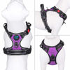 Picture of PHOEPET No Pull Dog Harnesses for Small Dogs Reflective Adjustable Front Clip Vest with Handle 2 Metal Rings 3 Buckles [Easy to Put on & Take Off](S, Purple)