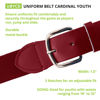 Picture of Champion Sports unisex adult Youth Uniform Belt Cardinal, Cardinal, Youth US