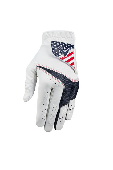 Picture of Callaway Golf Weather Spann Premium Synthetic Golf Glove (USA, Single, Standard, XXL, Worn on Left Hand)