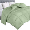 Picture of Utopia Bedding Comforter Duvet Insert - Quilted Comforter with Corner Tabs - Box Stitched Down Alternative Comforter (Twin, Sage Green)