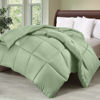 Picture of Utopia Bedding Comforter Duvet Insert - Quilted Comforter with Corner Tabs - Box Stitched Down Alternative Comforter (Twin, Sage Green)