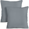 Picture of Utopia Bedding Throw Pillows Insert (Pack of 2, Grey) - 16 x 16 Inches Bed and Couch Pillows - Indoor Decorative Pillows