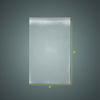 Picture of SNL Quality Zipper Lock Reclosable Clear Disposable Plastic Bags, Strong | 6" X 9" - 2 MIL - 100 Bags