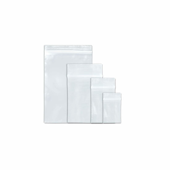 SNL Quality Zipper Lock Reclosable Clear Disposable Plastic Bags, Strong |  Assorted Small Bag Sizes - 1.5 X 2, 2 X 3, 3 X 4, 4 X 6 - 2 MIL 