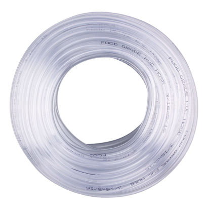 Picture of DERNORD PVC Tubing 3/16"ID X 5/16"OD Flexible Clear Vinyl Hose 50 Feet for Food Grade