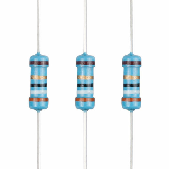 Picture of EDGELEC 100pcs 39 ohm Resistor 1/2w (0.5Watt) ±1% Tolerance Metal Film Fixed Resistor, Multiple Values of Resistance Optional