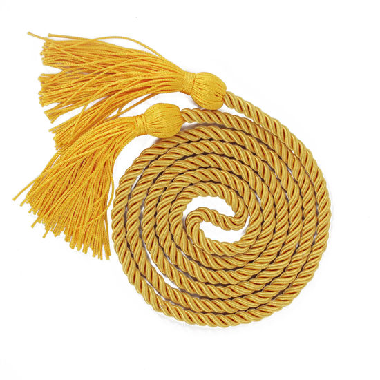 Picture of GraduationMall Graduation Honor Cords Rayon Braided 68" Gold