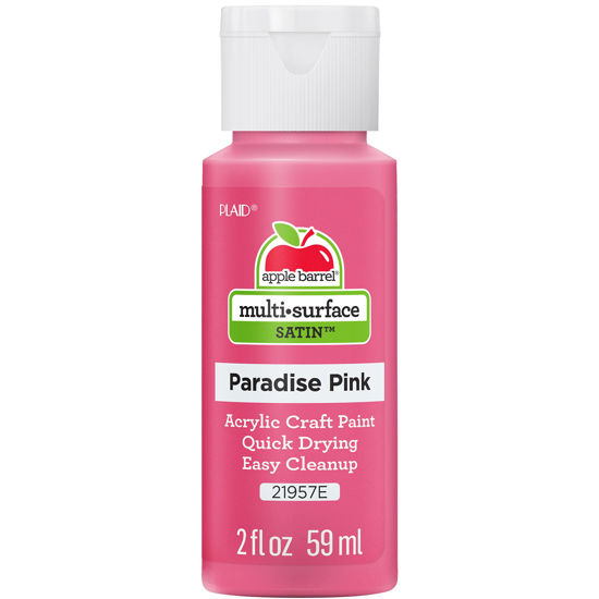 Picture of Apple Barrel Multi Surface Acrylic Paint, 2 oz, Paradise Pink 2 Fl Oz