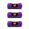 Picture of Red Heart Super Saver Yarn, 3 Pack, Grape Fizz 3 Count