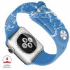 Picture of UPOLS Compatible with Apple Watch Band 38mm 42mm 40mm 44mm Sport Band, Silicone Sport