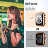 Picture of Goton Waterproof Case for Apple Watch 40mm SE (2nd Gen) Series 6 5 4 Screen Protector, Tempered Glass Hard PC Bumper Face Cover Designed for iWatch Accessories 40 mm Rose Gold