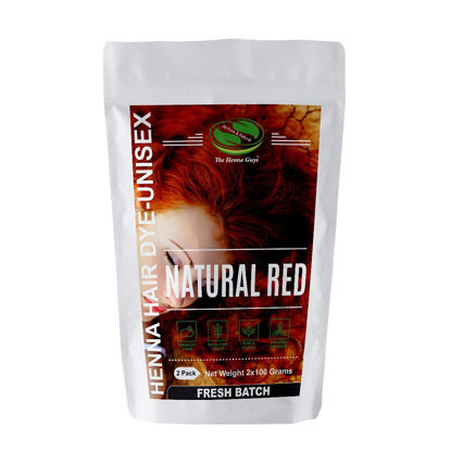 Picture of Natural Red Henna Hair Color/Dye 2 Pack - The Henna Guys