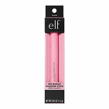 Picture of e.l.f. Cosmetics No Budge Shadow Stick, Longwear, Smudge-Proof Metallic Eyeshadow, Rose Quartz, 0.056 Oz (1.6g)