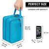 Picture of Toiletry Bag for Men Hanging Dopp Kit Water Resistant Shaving Bag Small Toiletry Bag for Traveling (Pure Blue)