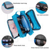 Picture of Toiletry Bag for Men Hanging Dopp Kit Water Resistant Shaving Bag Small Toiletry Bag for Traveling (Pure Blue)