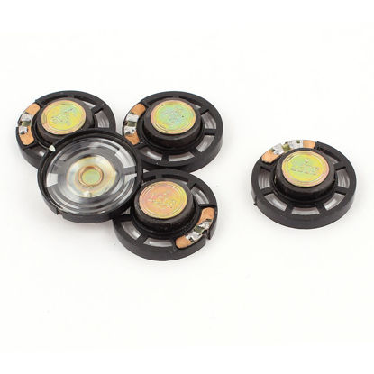 Picture of uxcell 5Pcs 0.25W 8 Ohm Internal Magnet Mini Music Loudspeaker Speaker 29mm