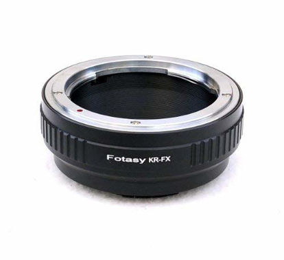 Picture of Fotasy Premier Konica AR Lens to Fuji X Lens Adapter, Compatible with Fujifilm X-Pro1 X-Pro2 X-E1 X-E2 X-E3 X-A5 X-M1 X-T1 X-T2 X-T3 X-T10 X-T20 X-T30 X-H1