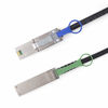 Picture of QSFP (SFF-8436) to MiniSAS HD SFF-8088 DDR Hybrid SAS Cable, External Mini SAS Copper Passive Cable for NetApp, 100-Ohm, 30AWG, 2-Meter(6.5ft)