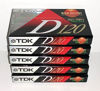 Picture of TDK D120 High Output Precision Rigid Construction Mechanism IEC I / Type I Normal Bias Audio Cassette Tapes - 5 Pack