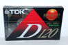 Picture of TDK D120 High Output Precision Rigid Construction Mechanism IEC I / Type I Normal Bias Audio Cassette Tapes - 5 Pack