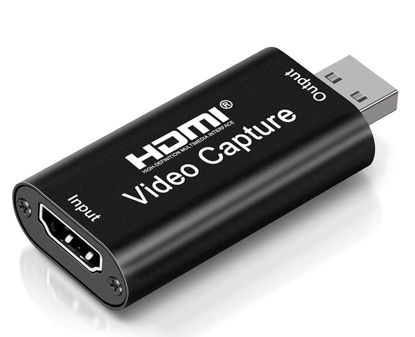 Picture of HDMI Video Capture Card, 4K HDMI to USB C Capture Card Upgraded Full HD 1080p 60fps Cam Link Audio Capture Device for Gaming, Live Streaming, Nintendo, Switch, PS3/4, Xbox