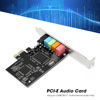 Picture of PCIE Sound Card, 6channel Stereo Desktop Sound Card, 3D Stereo PCIe Audio Card,Suitable for Windows 7/Vista/XP 32/64bit PC Computers