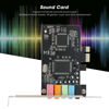 Picture of PCIE Sound Card, 6channel Stereo Desktop Sound Card, 3D Stereo PCIe Audio Card,Suitable for Windows 7/Vista/XP 32/64bit PC Computers