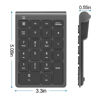 Picture of LIANGSTAR Number Pad, Wireless Numeric Keypad 22 Keys Portable Keyboard Extensions with 2.4GHz USB Receiver for 10 Key Financial Accounting Data Entry, Surface Pro, Laptop, Desktop, PC, Notebook