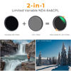 Picture of K&F Concept 77mm ND4-64 (2-6 Stops) ND Lens Filter Variable & CPL Polarizers Filter 2-in-1, 28 Multi-Coated Polarizing and Neutral Density Camera Lens Filter (Nano-X Series)