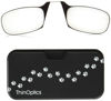 Picture of ThinOptics Universal Pod Case + Rectangular Reading Glasses, Paw Prints, 44mm + 2.5