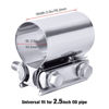 Picture of EVIL ENERGY 2.5 Inch Exhaust Clamp,Butt Joint Band Clamp Sleeve Coupler Stainless Steel