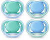 Picture of Philips AVENT Ultra Air Pacifier 6-18 Months, Blue/Green, 4 Pack, SCF244/42