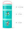 Picture of Whiskware Disney Stackable Snack Containers for Kids and Toddlers, 3 Stackable Snack Cups for School and Travel, Mickey and Minnie