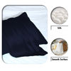 Picture of Natural Mulberry Silk Pillowcase for Hair and Skin Silk Pillow Case with Hidden Zipper Soft Breathable Smooth Cooling Silk Pillow Covers for Sleeping(Navy Blue,Standard,1Pcs)