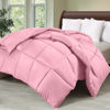 Picture of Utopia Bedding Comforter Duvet Insert - Quilted Comforter with Corner Tabs - Box Stitched Down Alternative Comforter (Queen, Pink)