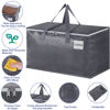 Picture of StorageRight Heavy Duty Moving Boxes-Moving Bags with Zipper, Reinforced Handles and Tag Pocket-Collapsible Moving Supplies-Totes for Storage Great for Moving, Storage and Travel 93L(Grey-8 Pack)