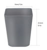 Picture of Feiupe 1.6 Gallon Small Trash Can Wastebasket for Kitchen Office Bathroom,Pack of 2(1.6 Gallon(2 Pack), White+Gray)