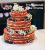 Picture of Cakebon Cake Drums Round 10 Inches - (White, 6-Pack) - Sturdy 1/2 Inch Thick - Fully Wrapped Edges