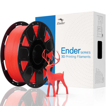 Picture of Official Creality 3D Printer Filament, Ender PLA Filament 1.75mm No-Tangling, Strong Bonding and Overhang Performance Dimensional Accuracy +/-0.02mm, 2.2lbs/Spool